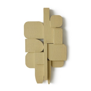 Decoratiune de perete crem din fibre naturale 55x96 cm Ryana HKliving