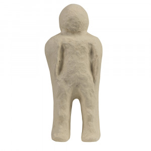 Decoratiune de perete crem din hartie 15x40 cm Inspect Woood