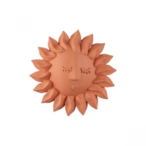 Decoratiune de perete maro din ceramica 32 cm Magna Graecia Seletti