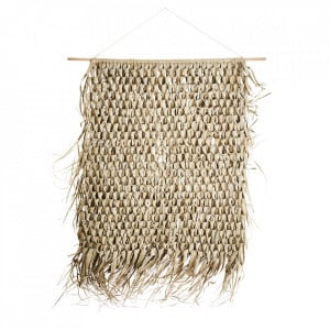 Decoratiune de perete maro din fibre naturale 125x150 cm Lolobo Madam Stoltz
