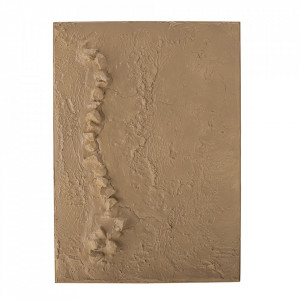 Decoratiune de perete maro din MDF 50x70 cm Sisken Bloomingville