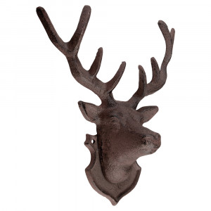 Decoratiune de perete maro din metal Setta Esschert Design