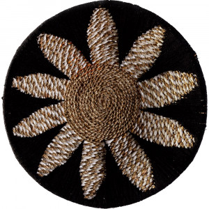 Decoratiune de perete maro/neagra din fibre naturale 40 cm Aslei Thai Natura