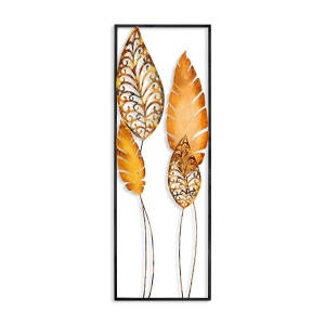 Decoratiune de perete multicolora din metal 32x90 cm Nezgep 2 The Home Collection