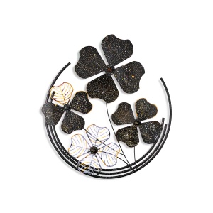 Decoratiune de perete multicolora din metal 50x50 cm Shihezi 3 The Home Collection