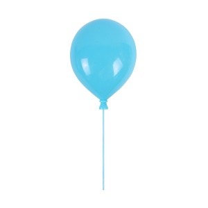 Decoratiune luminoasa albastra din plastic Balloon Zuma Line