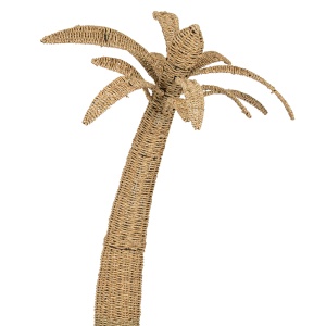 Decoratiune maro din fibre naturale 135 cm Shiney Bizzotto