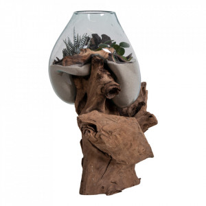 Decoratiune maro din lemn 50 cm San Marino House Nordic