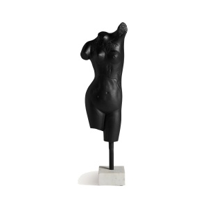 Decoratiune neagra din metal 62 cm Messier Vical Home