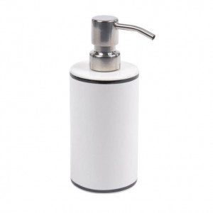 Dispenser sapun lichid alb din ceramica 7x19 cm Arminda Kave Home