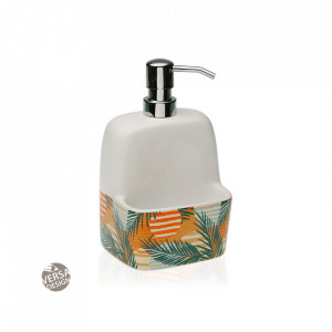 Dispenser sapun lichid multicolor din ceramica 11,2x19 cm Saona Versa Home