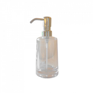 Dispenser sapun lichid transparent din plastic 7x18 cm Clara Bahne