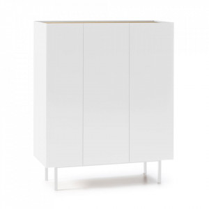 Dulap alb din lemn 120 cm Arista Teulat