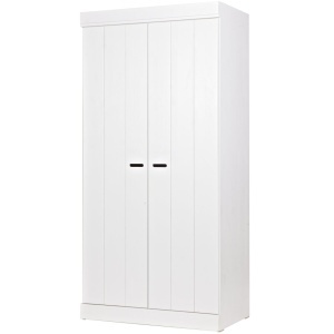 Dulap alb din lemn 195 cm Connect Woood