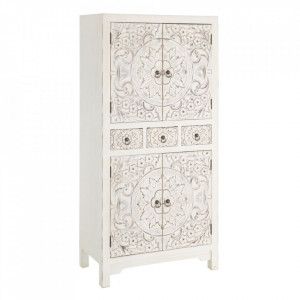 Dulapior alb din MDF 131 cm Worn The Home Collection
