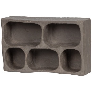 Etajera de perete gri din hartie 70 cm Clay Woood