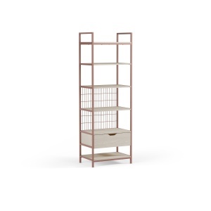 Etajera din metal maro teracota 180 cm Amara Quiet Object