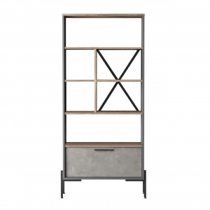 Etajera maro/gri din metal 161 cm Vs4-Cga The Home Collection