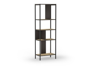 Etajera maro/neagra din metal 175 cm Alabama Slim The Home Collection