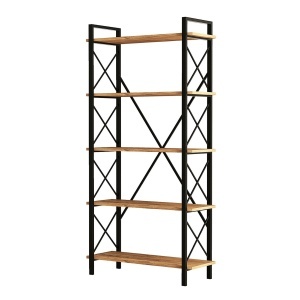 Etajera maro/neagra din metal 180 cm Nero Elit The Home Collection