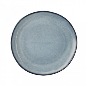 Farfurie albastra din ceramica 22 cm Sandrine Bloomingville