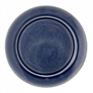 Farfurie intinsa albastra din ceramica 25 cm Anne Bloomingville
