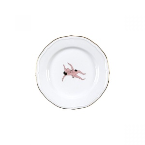 Farfurie pentru desert alba din ceramica 19 cm Seikantai Seletti