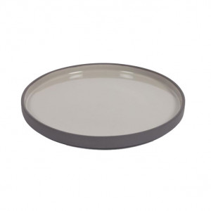 Farfurie pentru desert gri din portelan 21 cm Thianela Kave Home
