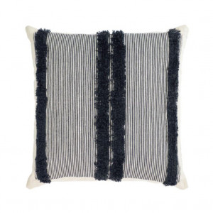 Fata de perna alba/neagra din bumbac 45x45 cm Margarte Kave Home