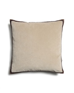 Fata de perna bej din catifea 60x60 cm Niroi Kave Home