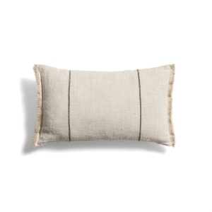 Fata de perna bej din fibre naturale 30x50 cm Lidore Green Kave Home
