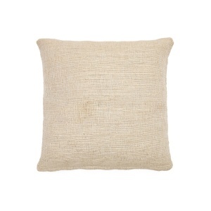 Fata de perna crem din fibre 50x50 cm Machiel Kave Home