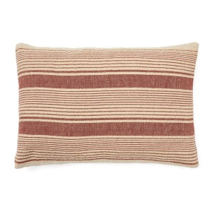 Fata de perna maro teracota/bej din bumbac 40x60 cm Aylin Kave Home