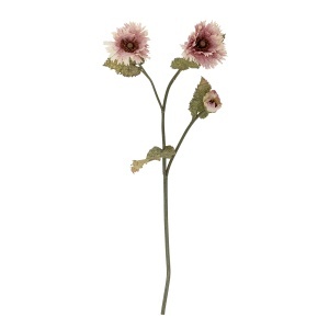 Floare artificiala roz din fibre sintetice 96 cm Chrysantemum Bloomingville