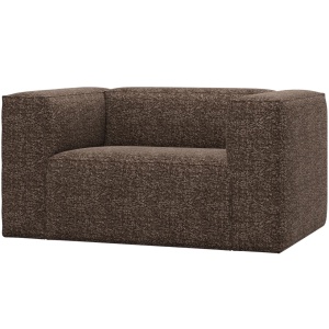 Fotoliu maro din textil Bean Woood
