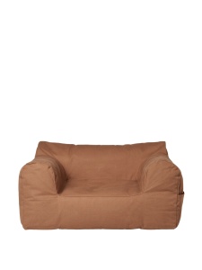 Fotoliu tip puf maro din bumbac Billow Ferm Living