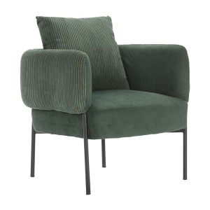 Fotoliu verde din textil Aruni The Home Collection