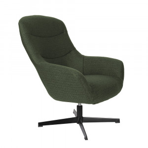 Fotoliu verde din textil Yuki Quiet Object