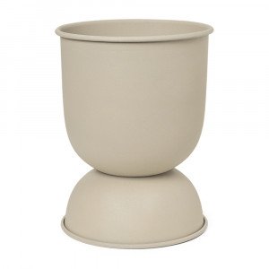 Ghiveci crem din metal 21x30 cm Less XS Ferm Living