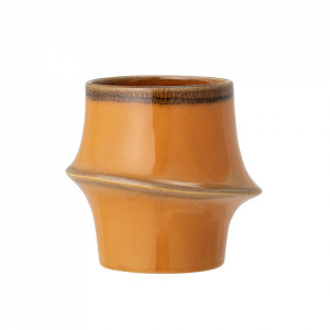 Ghiveci portocaliu din ceramica 14 cm Neya Bloomingville