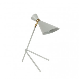 Lampa birou gri din metal 52 cm Shady Zuiver