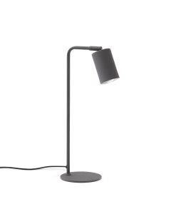 Lampa birou neagra din metal 49 cm Manie Kave Home