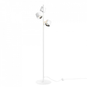 Lampadar alb din metal cu 3 becuri 165 cm Bot Quiet Object