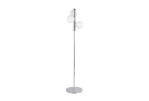Lampadar argintiu din metal cu 3 becuri 137 cm Kaktee FEST