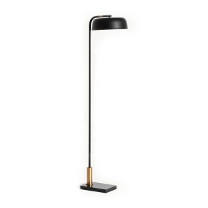 Lampadar auriu/negru din marmura 154 cm Cint Vical Home