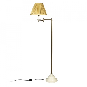 Lampadar din metal maro alama 153 cm Allis Dutchbone