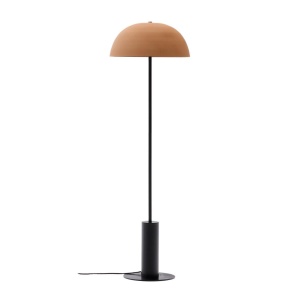 Lampadar maro/neagra din metal 140 cm Nibla Kave Home