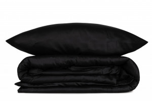 Lenjerie pat din bumbac negru Elegant The Home Collection