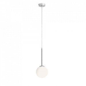 Lustra alba/argintie din sticla Bosso Quiet Object