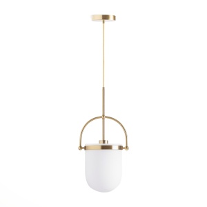 Lustra alba/aurie din sticla Kihe Vical Home